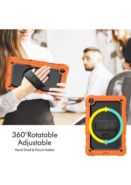 Lenovo Tab M10 Plus 10.6 Gen 3. Turuncu Için Silikon Hibrit Pc Kılıfı (Yurt Dışından) fırsatları