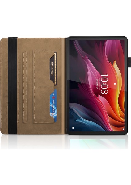 Lenovo Tab P12 / Xiaoxin Pad Pro 12.7 2025 Kahverengi Için Deri Kılıf (Yurt Dışından)