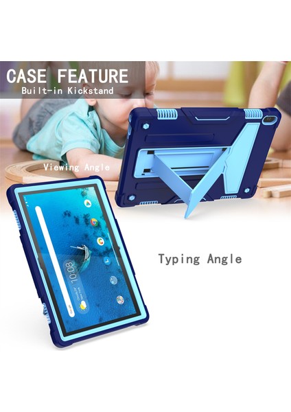 Pc+Silikon Kılıf Lenovo M10 Fhd Rel TB-X605F Lacivert + Mavi (Yurt Dışından) modelleri