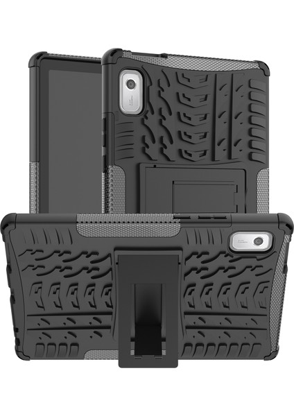 Lenovo Tab M9 Siyah Için Tpu + Pc Tablet Kılıfı (Yurt Dışından)