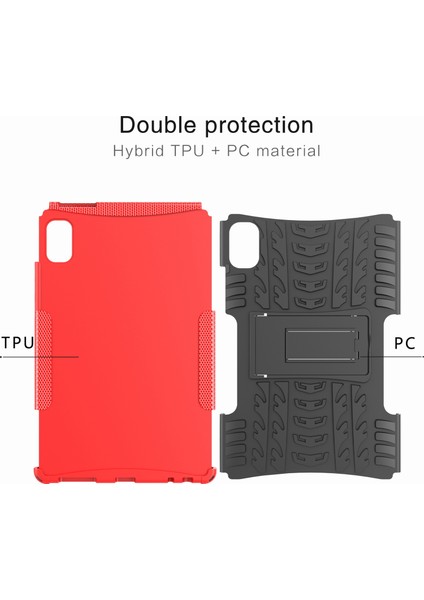 Lenovo Tab M9 Kırmızı Için Tpu + Pc Tablet Kılıfı (Yurt Dışından) fiyatları