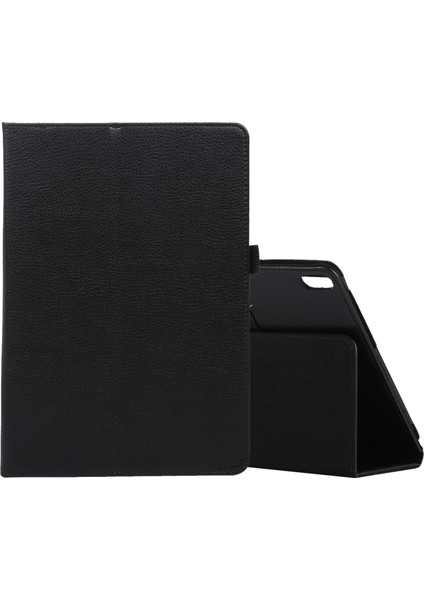 Lenovo Smart Tab M10 / P10 10.1 Inç Siyah Için Litchi Texture Kılıf (Yurt Dışından)