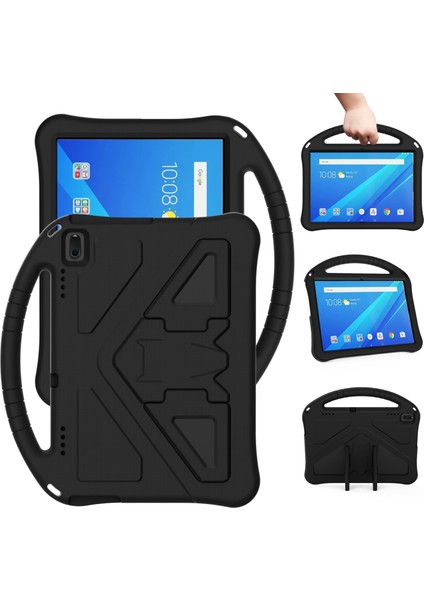 Eva Düz Düşme Önleyici Koruyucu Kılıf Shl Lenovo Tab 4 10 Plus TB-X704F/N/L/V Siyah (Yurt Dışından)