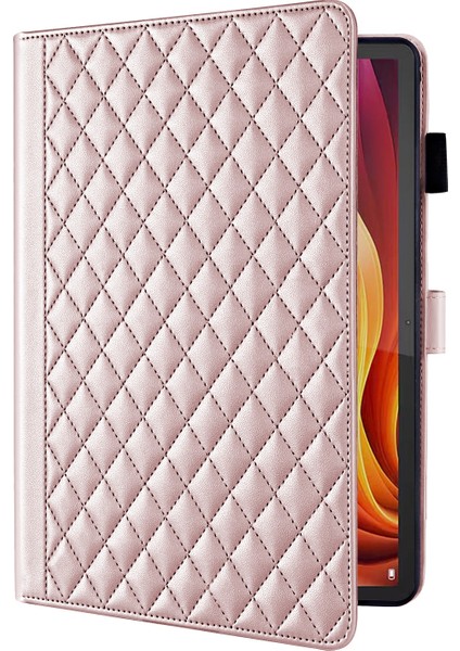 Lenovo Xiaoxin Pad Pro 12.7 2025 Pembe Altın Için Deri Tablet Kılıfı (Yurt Dışından) fırsatları
