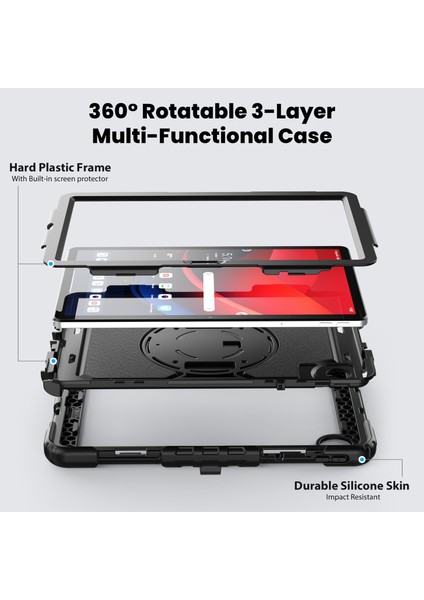 Lenovo Tab M11 /xiaoxin Pad 2024 Siyah Için Silikon Pc Tablet Kılıfı (Yurt Dışından) modelleri