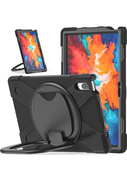 Lenovo Tab P11 Pro 11.5 Inç Siyah Için Silikon + Pc Kılıfı (Yurt Dışından) fiyatları