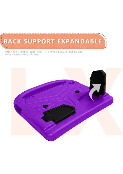 Lenovo Tab M10 Plus 10.3 Mor Için Serçe Stili Eva Düz Düşme Önleyici Kapak (Yurt Dışından) modelleri