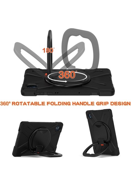 Lenovo Tab K10 / M10 Plus Siyah Için Silikon + Pc Kılıfı (Yurt Dışından) fırsatları