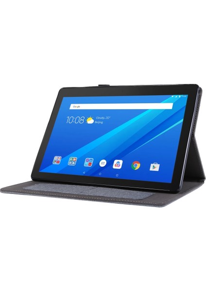 Lenovo Tab M10 10.1 Için Kumaş Stili Tpu Düz Koruyucu Raf Gri (Yurt Dışından) fırsatları