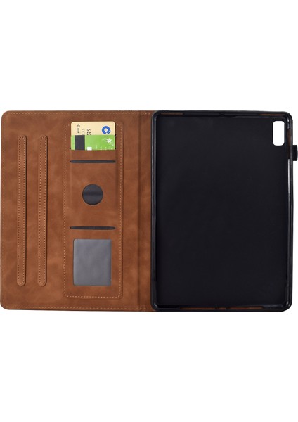 Lenovo Tab P11 Gen 2 Kahverengi Için Kabartmalı Deri Kılıf (Yurt Dışından) modelleri
