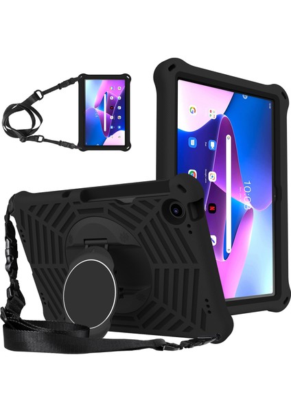 Lenovo Tab M10 Plus 10.6 3. Nesil 2022 Siyah Tablet Kılıfı (Yurt Dışından)