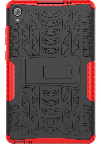 Lenovo Tab M8 (2020) TB-8705F 8,0 Inç Kırmızı Lastik Dokusu Kılıfı (Yurt Dışından) fiyatları