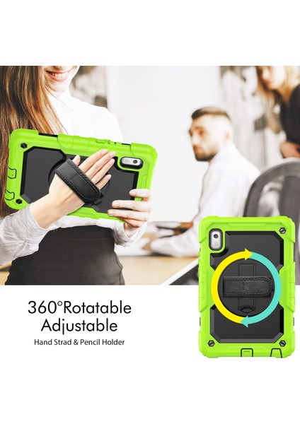 Lenovo Tab M9 Sarı Yeşil Için Silikon Hibrit Pc Kılıfı (Yurt Dışından) fiyatları