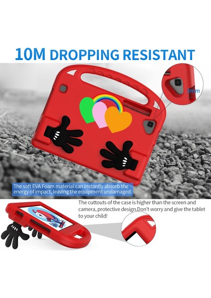 Lenovo Tab M8 Için Eva Tablet Kılıfı 4. Gen Kırmızı (Yurt Dışından) indirimleri