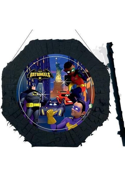 Batwheels Pinyata 42 cm + Sopası