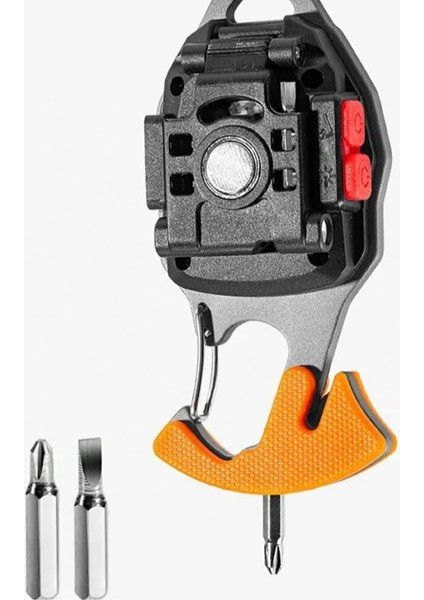 Osohome Çok Amaçlı Anahtarlık 5 Fonksiyonlu Işık Tornavida Setli modelleri