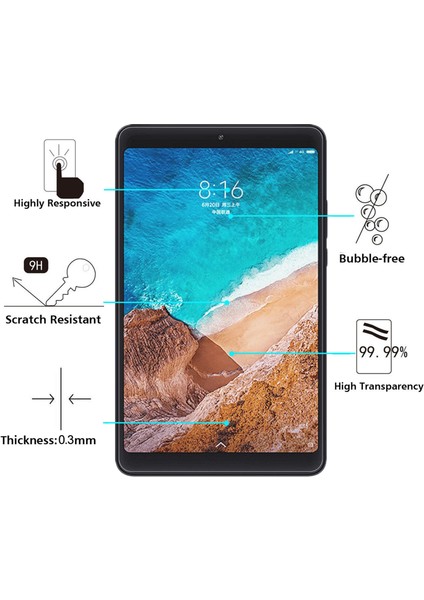 Xiaomi Mi Pad 4 Için Tablet I Xiaomi Mi Pad 4 Için 1 Adet Gl Film (Yurt Dışından) fırsatları
