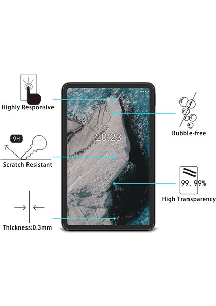 Nokia T20 Için 25 Adet Gl Film (Yurt Dışından) modelleri