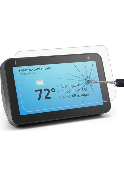 Echo Show 5 Için Temperli Gl Film (Yurt Dışından)