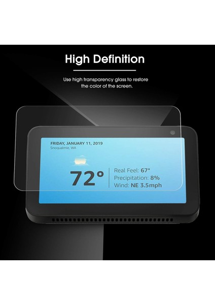 Echo Show 5 Için Temperli Gl Film (Yurt Dışından)