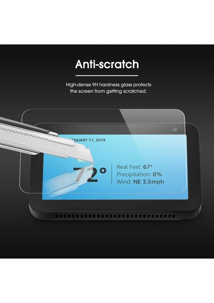 Echo Show 5 Için Temperli Gl Film (Yurt Dışından)