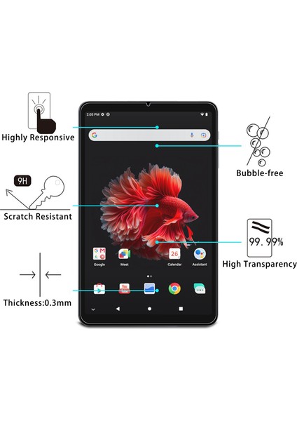 Iplay 50 Mini Doogee T20 Mini Için 2 Adet Temperli Gl Film (Yurt Dışından)