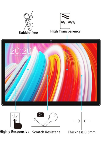 Teclast M40 Pro Için 9h 2.5d Gl Film (Yurt Dışından) fırsatları
