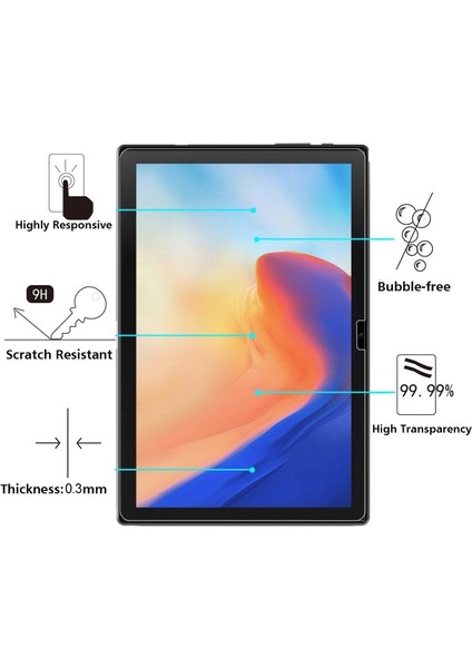 Blackview Tab 8 Için 0,26MM 9h 2,5d Film Blackview Tab 8 Için 10 Adet (Yurt Dışından) fırsatları