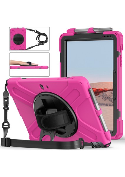 Microsoft Surface Go 2 Için Silikon + Tutuculu Adet Kılıfı (Yurt Dışından)