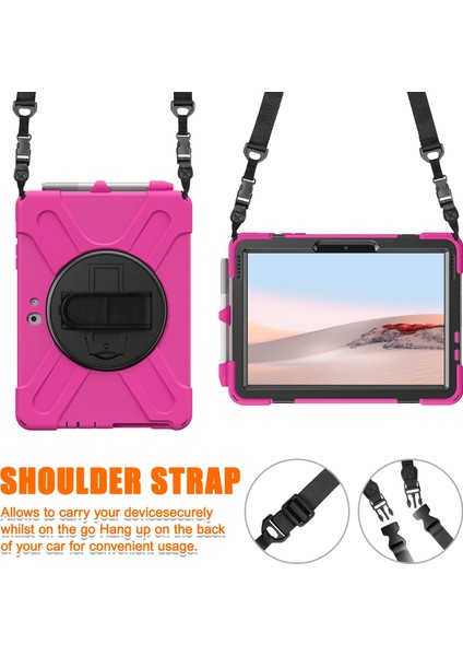 Microsoft Surface Go 2 Için Silikon + Tutuculu Adet Kılıfı (Yurt Dışından) modelleri