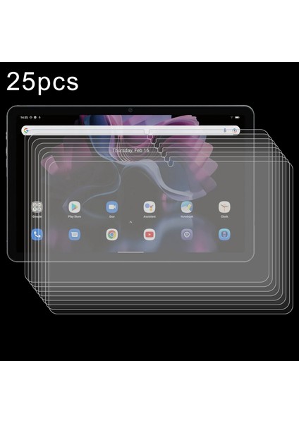 Blackview Tab 16 Pro Için 25 Adet Temperli Gl Film (Yurt Dışından)