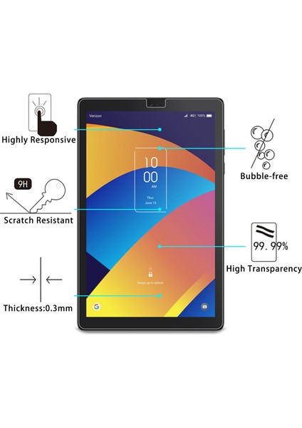 Tcl Tab 8 Plus Se Için 25 Adet Temperli Gl Film (Yurt Dışından) fırsatları