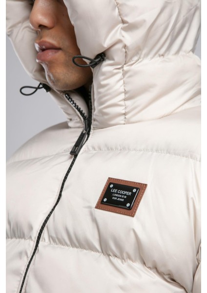 Monce Erkek Kapüşonlu Mont Bej modelleri