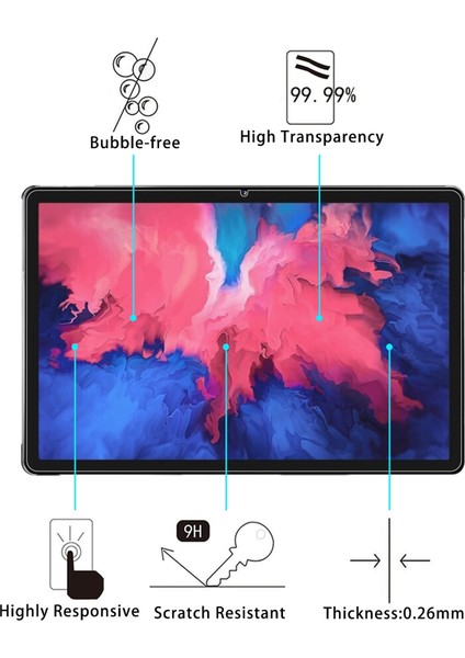 Lenovo Tab P11 2 Adet 9h Temperli I Lenovo Tab P11 Tab P11 5g Xiaoxin Pad 11 Inç Motorola Moto Tab G70 Gl Film (Yurt Dışından)