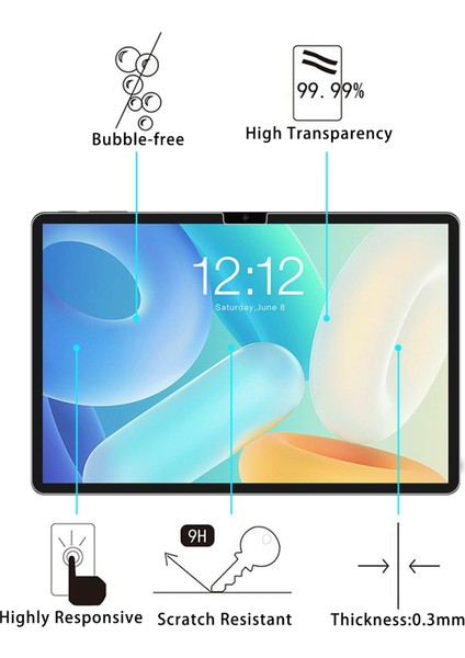 Teclast M40 Air Için 2 Adet Temperli Teclast M40 Air Için 2 Adet Gl Film (Yurt Dışından) modelleri
