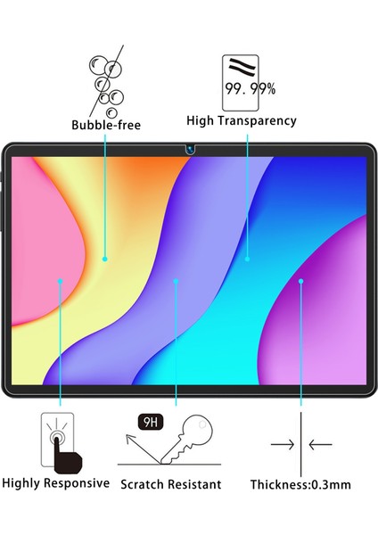 Bmax Maxpad I9 Plus 10.1 Için 2 Adet Temperli Gl Film (Yurt Dışından)