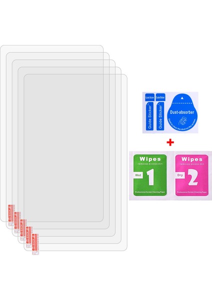 Luca TE084 M4V1-B 8.0 Için 25 Adet Temperli Tablet Gl Film (Yurt Dışından)