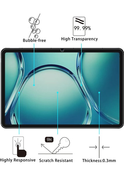Lenovo Erazer K30 Pad 12.6 Için 2 Adet Temperli Gl Film (Yurt Dışından)