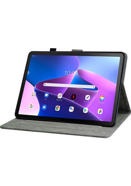 Lenovo Tab M10 10.1 3. Nesil Mor Için Pu Tablet Kılıfı (Yurt Dışından) fırsatları