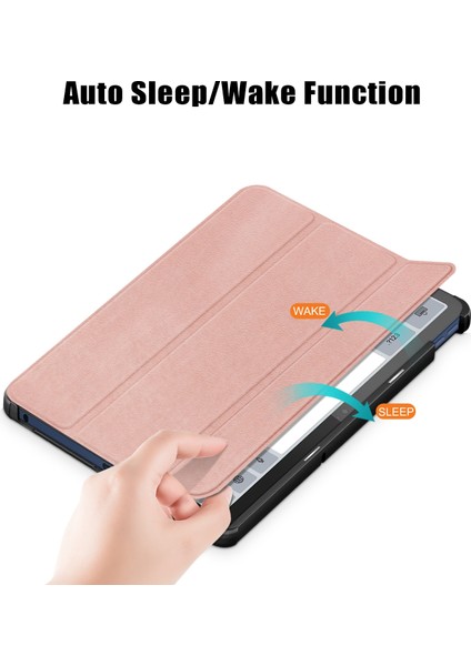 Lenovo Tab M10 5g 10.6 Rose Gold Için Deri Akıllı Tablet Kılıfı (Yurt Dışından) fırsatları