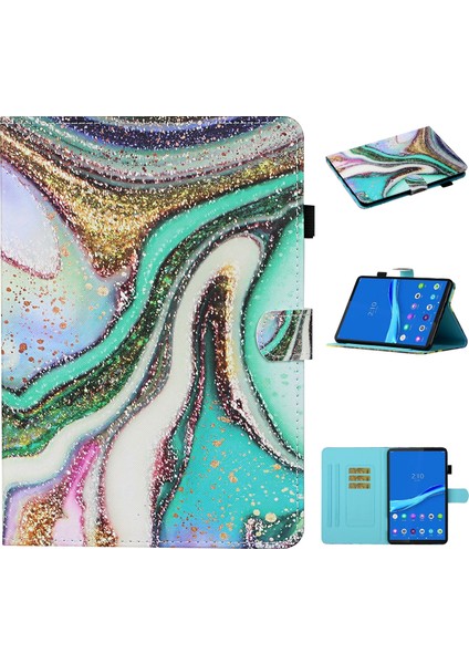 Lenovo Tab M10 3. Nesil Renkli Kum Için Akıllı Tablet Kılıfı (Yurt Dışından)