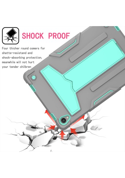 Lenovo Tab P11 (TAB-J606F) Gri + Nane Yeşili Için T Şekilli Braket Kılıfı (Yurt Dışından) fırsatları