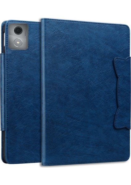 Lenovo Tab K11 Plus / M11 Plus Kraliyet Mavisi Için Kedi Tokalı Kılıf (Yurt Dışından) fiyatları