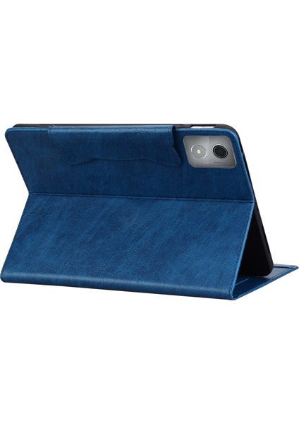 Lenovo Tab K11 Plus / M11 Plus Kraliyet Mavisi Için Kedi Tokalı Kılıf (Yurt Dışından) modelleri