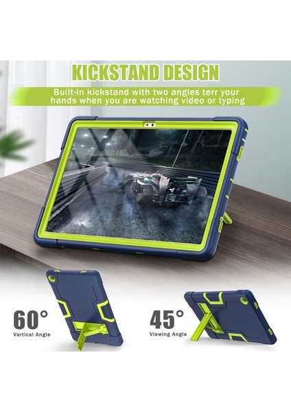 Lenovo Tab M10 Plus 10.6 3. Nesil 2022 Lacivert Tablet Kılıfı (Yurt Dışından)