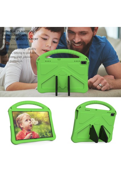 Lenovo Tab E10 TB-X104F Eva Düz Düşme Önleyici Koruyucu Kılıf Shl Tutucu Yeşil (Yurt Dışından) modelleri