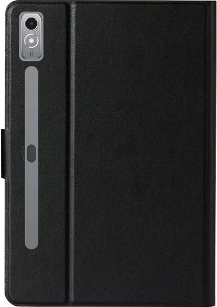 Lenovo Tab P12 2023 / TB370FU Siyah Için Deri Kılıf (Yurt Dışından)