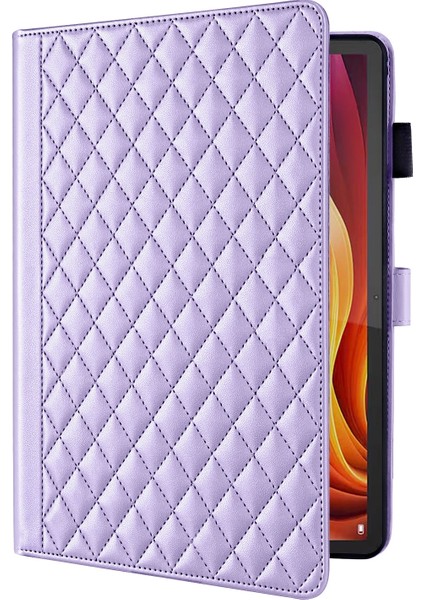 Lenovo Xiaoxin Pad Pro 12.7 2025 Mor Için Deri Tablet Kılıfı (Yurt Dışından) fırsatları