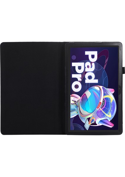 Lenovo Tab P11 Pro Gen 2 Siyah Için Deri Tablet Kılıfı (Yurt Dışından)