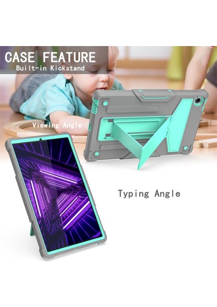 Lenovo M10 Plus TB-X606F Gri + Nane Yeşili Için Pc+Silikon Kılıf (Yurt Dışından) modelleri